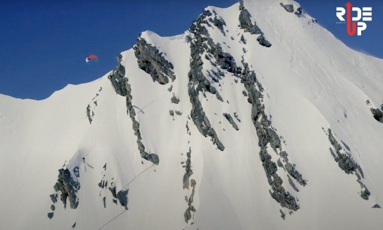 Snowkiting Up and Down