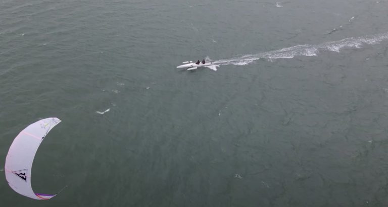 Trimaran KITEBOAT testing! Part 5