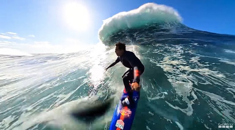 GoPro: Surviving Giant Nazaré with Kai Lenny