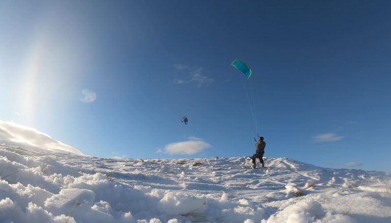 Snowkiting on my doorstep! #ep21