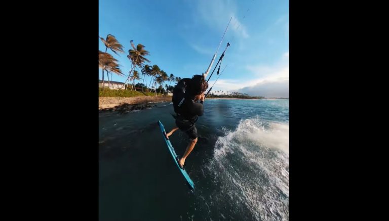 Kiteboarding in 3rd person - Maui, Hawaii - Jesse Richman
