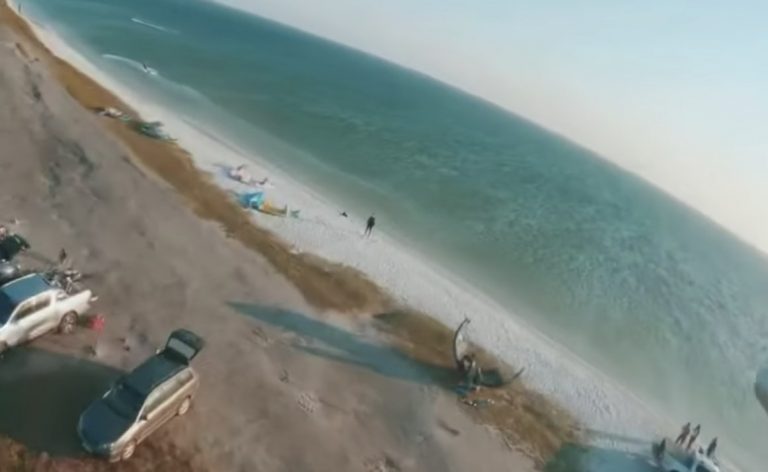 POV over an island #kitesurfing!