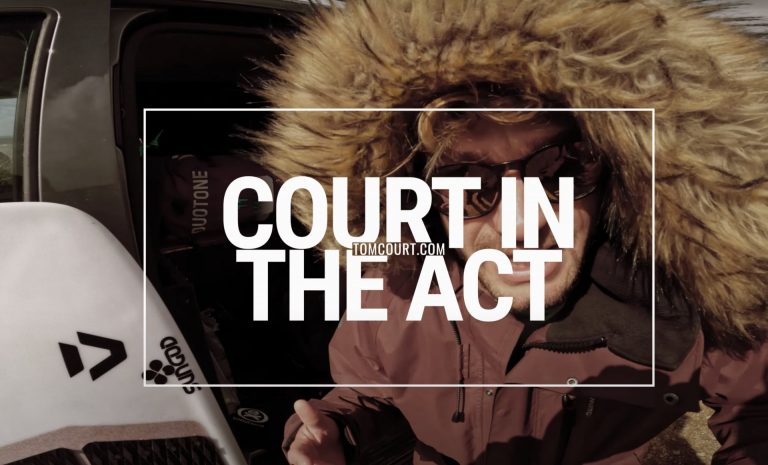 Autumn KITE SURFING SHRED, UK - Court In The Act #FREERIDE VLOG