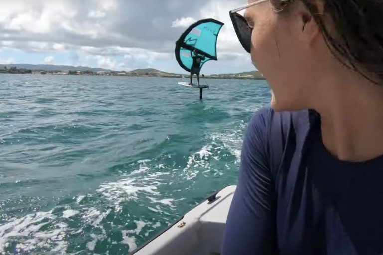 Learning How To Wing Foil In Antigua!