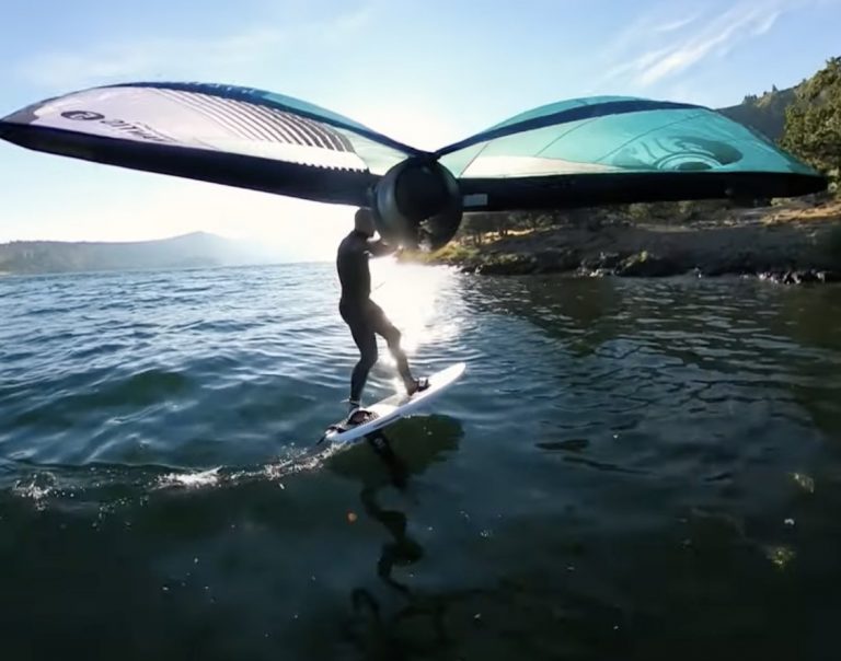 Wing Foiling in Hood River #shorts