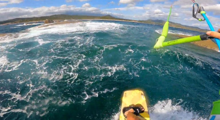 Playing in the rocks - Corsica kitesurf - GoPro Hero 9