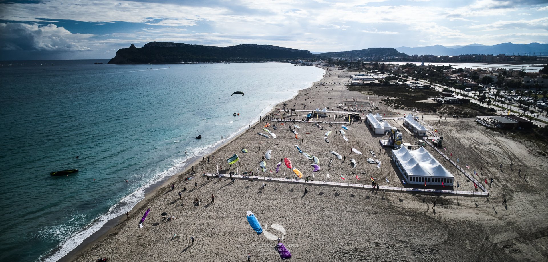 Event site at the Sardinia Grand Slam 2021. Photo by Robert Hajduk.