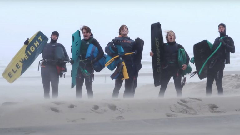 The SpaceX kitecrew hitting storm Corrie!