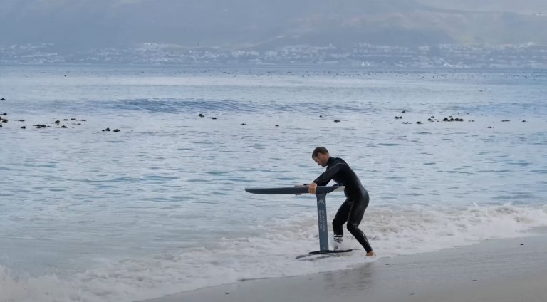 How To Beach Start on a Hydrofoil with Zane Schweitzer.