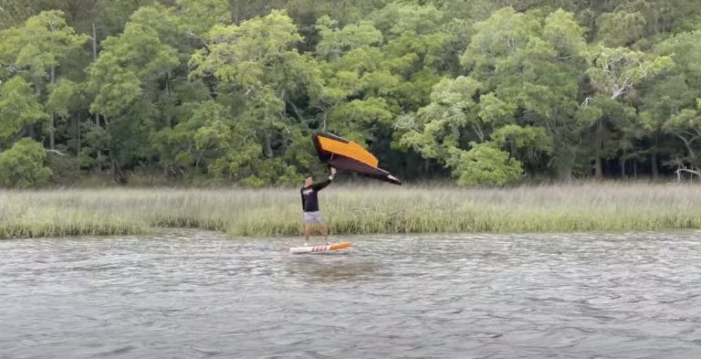 Real Life First Time Wing Foiling