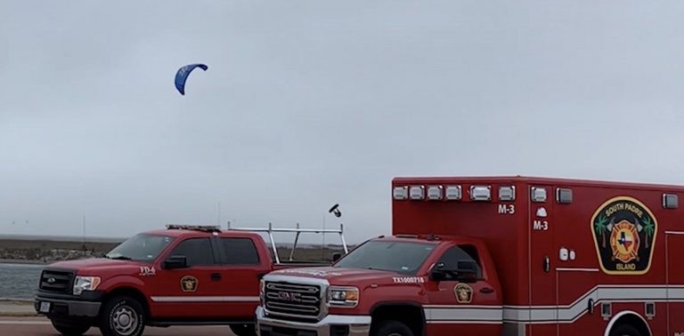 Kiteboarding South Padre Island TX During the North Kiteboarding Demo Tour