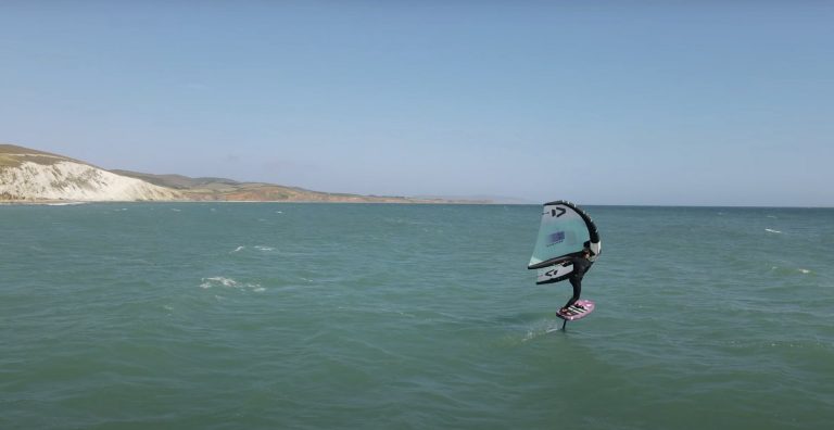 HOME SPOT WING FOIL - Court In The Act #freeride VLOG