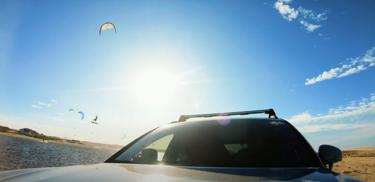 KITESURFING TOW-UP behind a PORSCHE - World Of Whaley³ - Episode 13