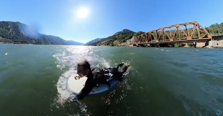One wing, two foils | Wing Foil Downwinder in Hood River