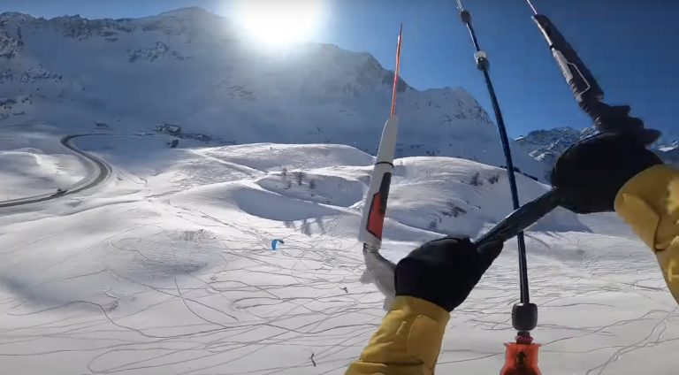 Most INSANE POV SHOTS by Edgar Ulrich / EXTREME SNOW KITE