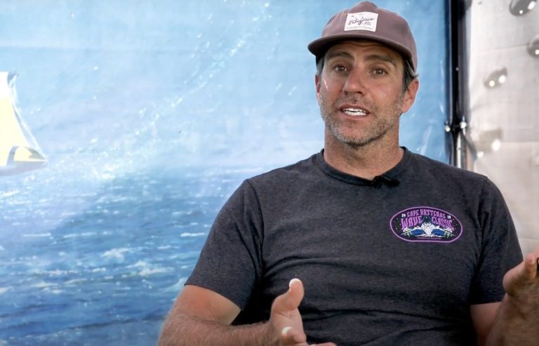 Patagonia X Ozone Recycled Kite Materials Project - IKSURF at AWSI Expo