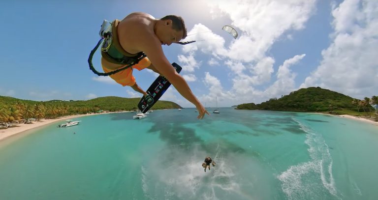 Pilots of the Caribbean: Man vs Tech - Insta360 new video Kitesurfing the Caribbean