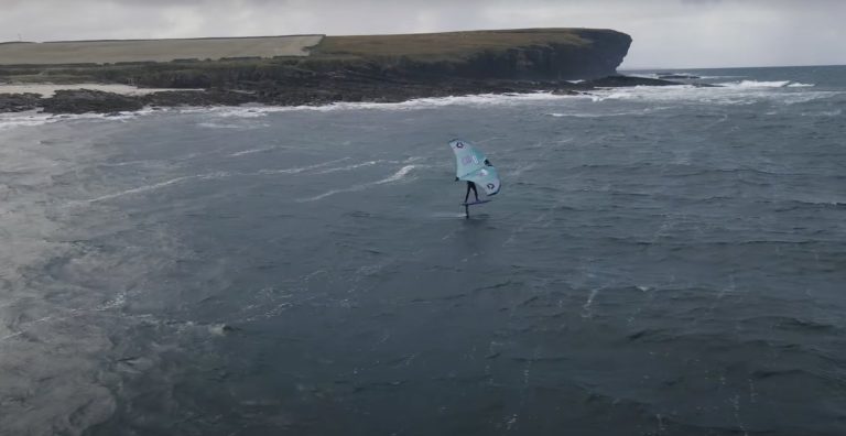 SCOTLAND WING FOIL SHRED!!! Ep.3 - Court 'In The Act' Free Ride VLOG