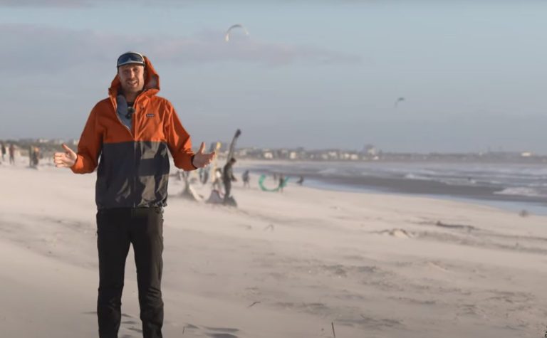 Learning from the BEST in 40 knots! // Kiteboarding SA Masterclass