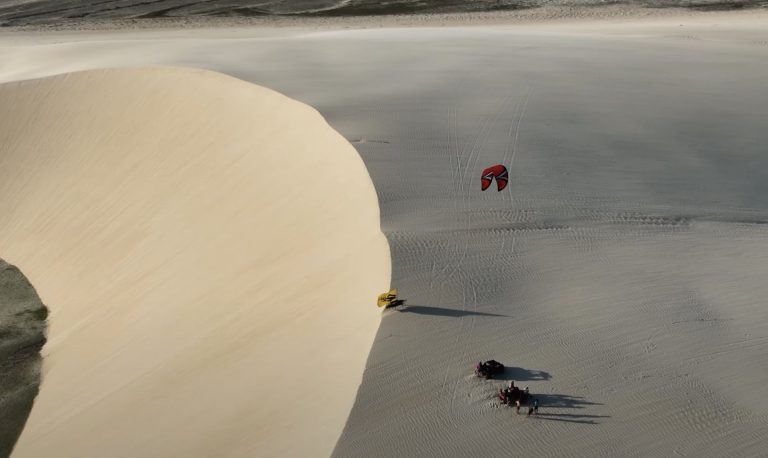 The Dune Jump Section At Tatajuba - Naish House Brazil