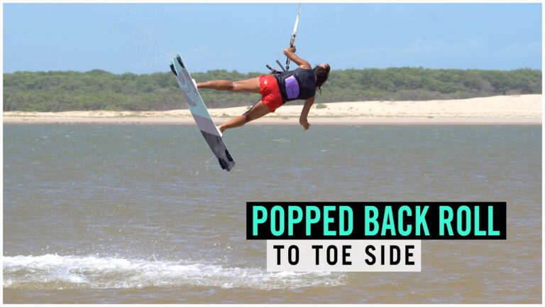 Popped Back Roll to Toe Side