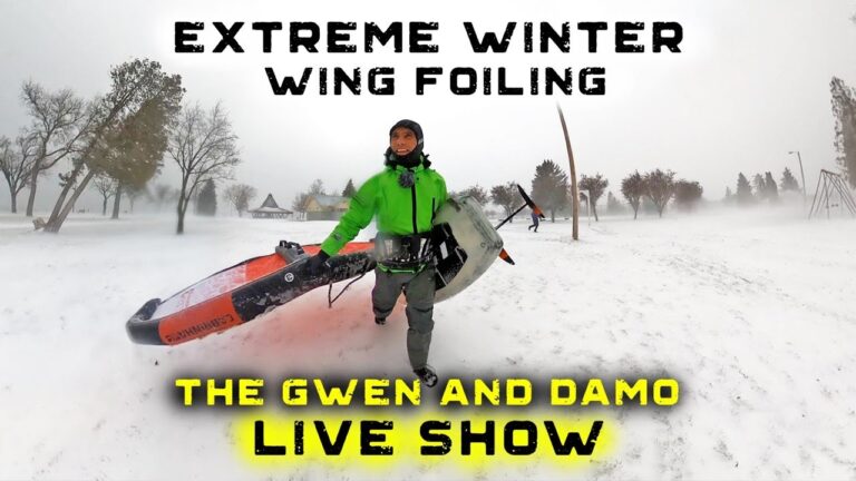 COLD WEATHER WING FOILING | MOTIVATION & POSITIVITY  | LIVE Episode 55