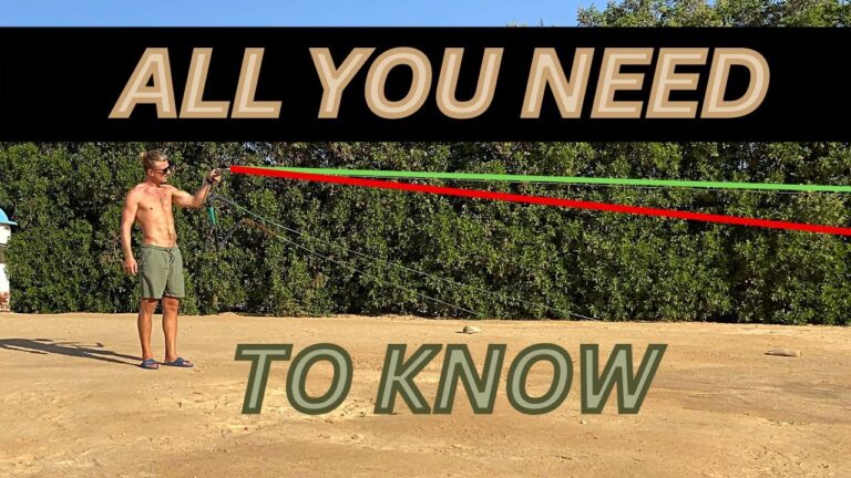 Trimming the bar lines - (Kitesurf Tutorial)
