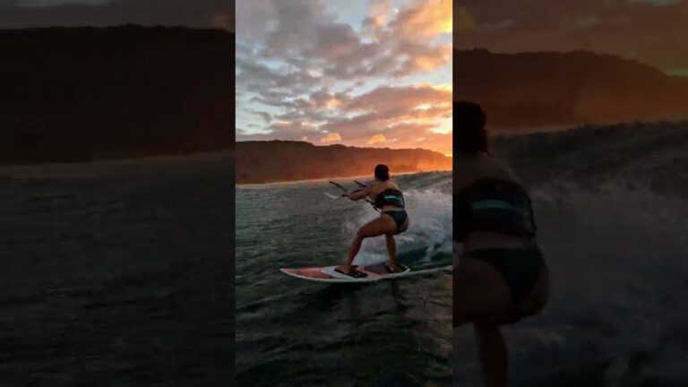 GoPro | Perfect Sunset Session in Hawaii Moona Whyte + Keahi De Aboitiz #Shorts