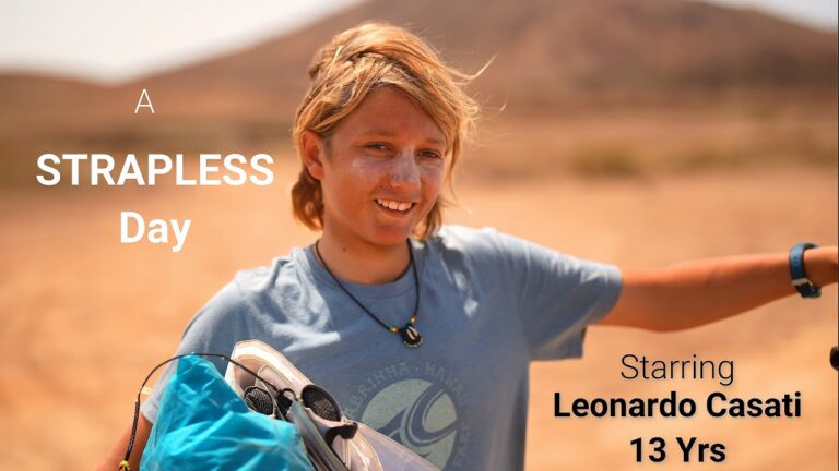 Leonardo Casati Strapless kitesurf session 2023