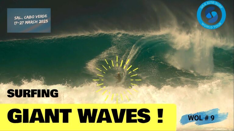 WAVE Riding in GIANT WAVES for GKA Ponta Preta Cabo Verde 2023. World of Loren #9