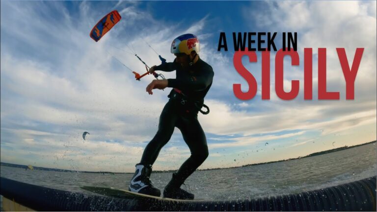 a WEEK in Sicily - kiteboarding