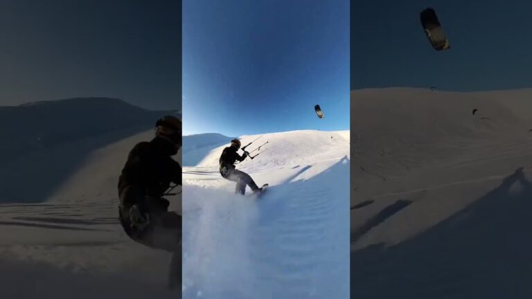 Pallas kiteweek #snowkite #freeride