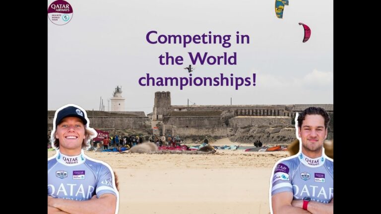 Our team at the kitesurfing World Championship!