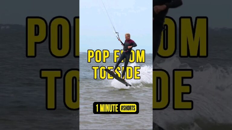 How to POP from toeside // Kiteboarding SA Masterclass