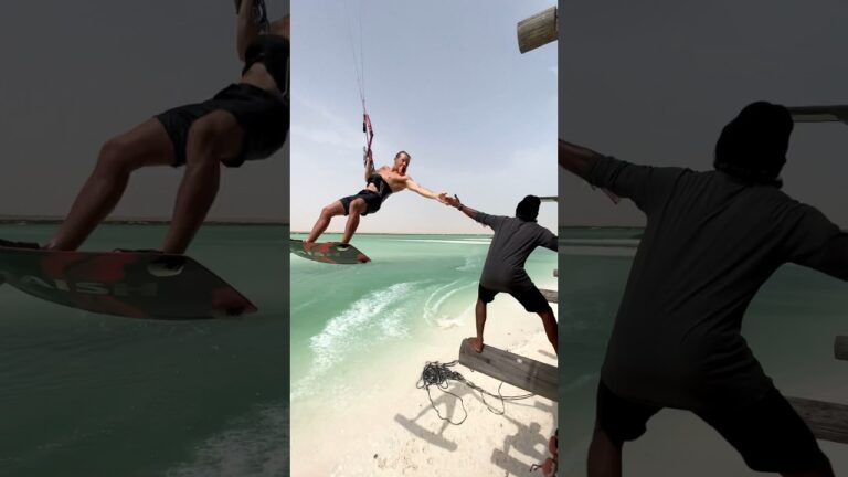 Escaping the daily buzz in paradise #extremesports #kitesurf