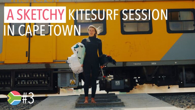 A Sketchy Kitesurf session in Cape Town