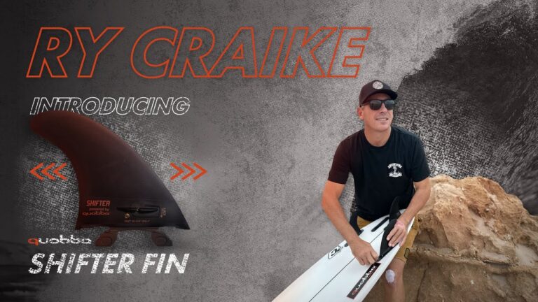 A revolutionary new surfboard fin  check out the Shifter fin with West Oz legend Ry Craike