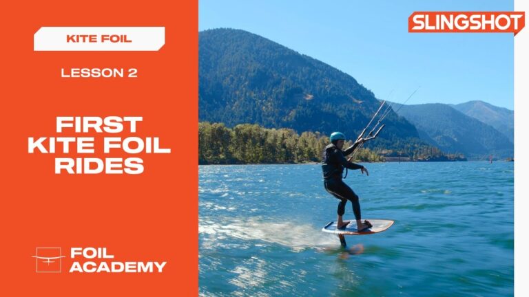 Kite foil lesson 2 - First Kite Foil Rides | Foil Academy