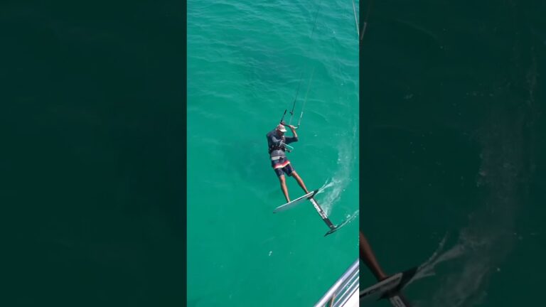 Dont hit the rope  // kitefoiling