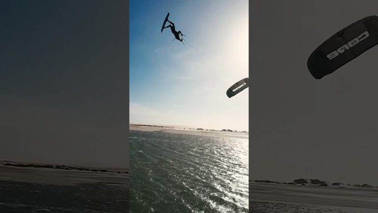 Do you find short lines extreme?  #kiteboarding #kitesurfing #extremesports #bigair