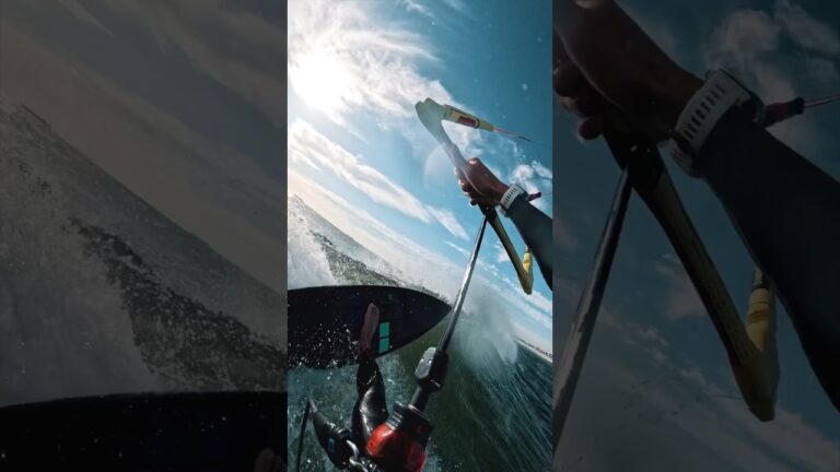 Kitesurfing at Sunset Beach, South Africa