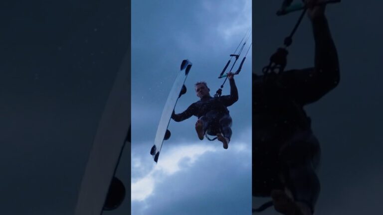Winter has arrived in denmark #kiteboarding #free #kitesurf #surf #kite #kitesurfing #foryou #fyp