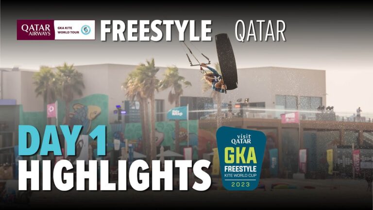 Day One Action | Visit Qatar GKA Freestyle Kite World Cup Qatar 2023