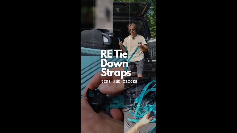 RE Vlog Tie Down Straps Tips and Tricks