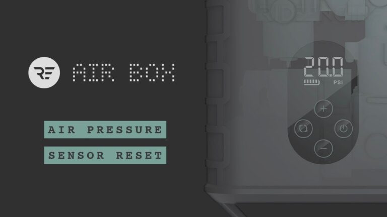 Ride Engine Air Box Sensor Reset