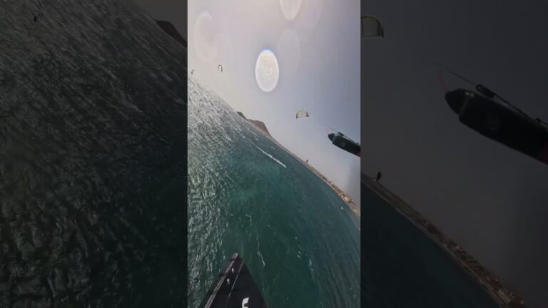 POV you’re an EXTREME kitesurfer ‍