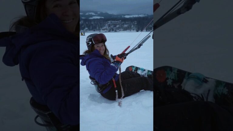 The rare Hood River sandbar session  #snowkite #snowboarding #kite #flying #getafterit #scored