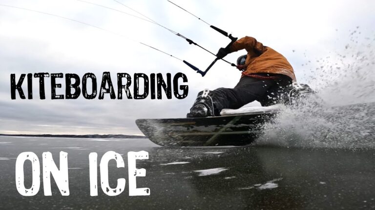 Ice Kiteboarding with Switchblade kit