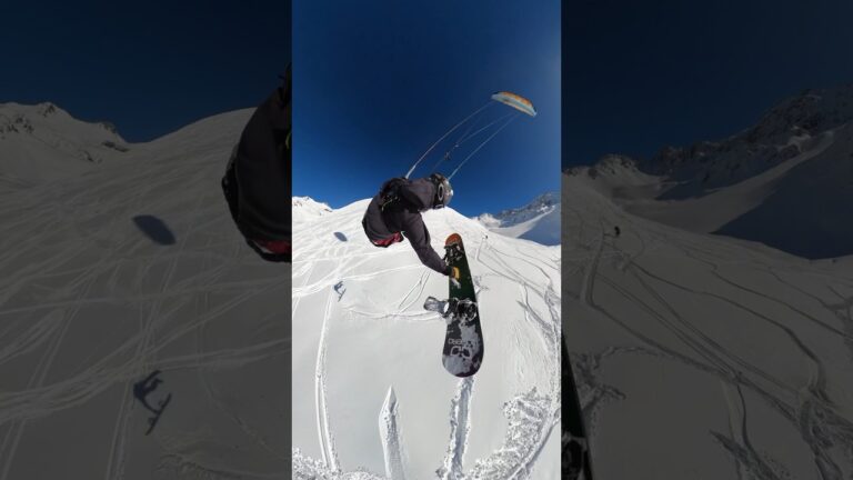 Snowkite board off  #snowboarding #snowkiting #snowkite #snowboard #kiteboarding #fly #og