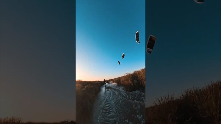 Kiteboarding in a water channel!?   #shorts #Cabrinha